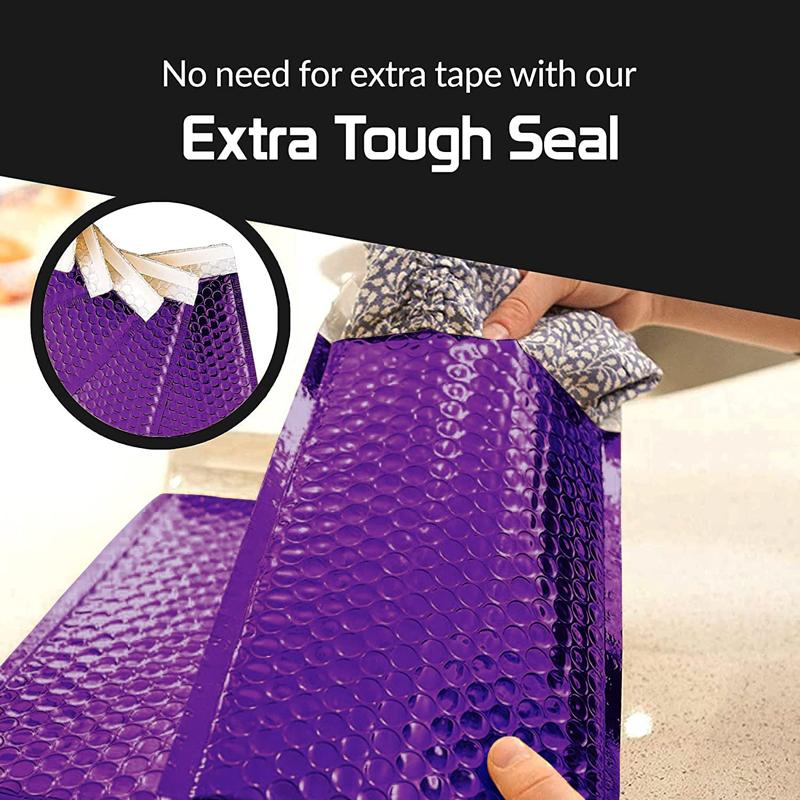 100Pcs Packaging Shipping Bag Self Seal Black Water-Repellent Courier Bags Bubble Mailers Padded Bubble Envelopes Bag Shipping Bags
