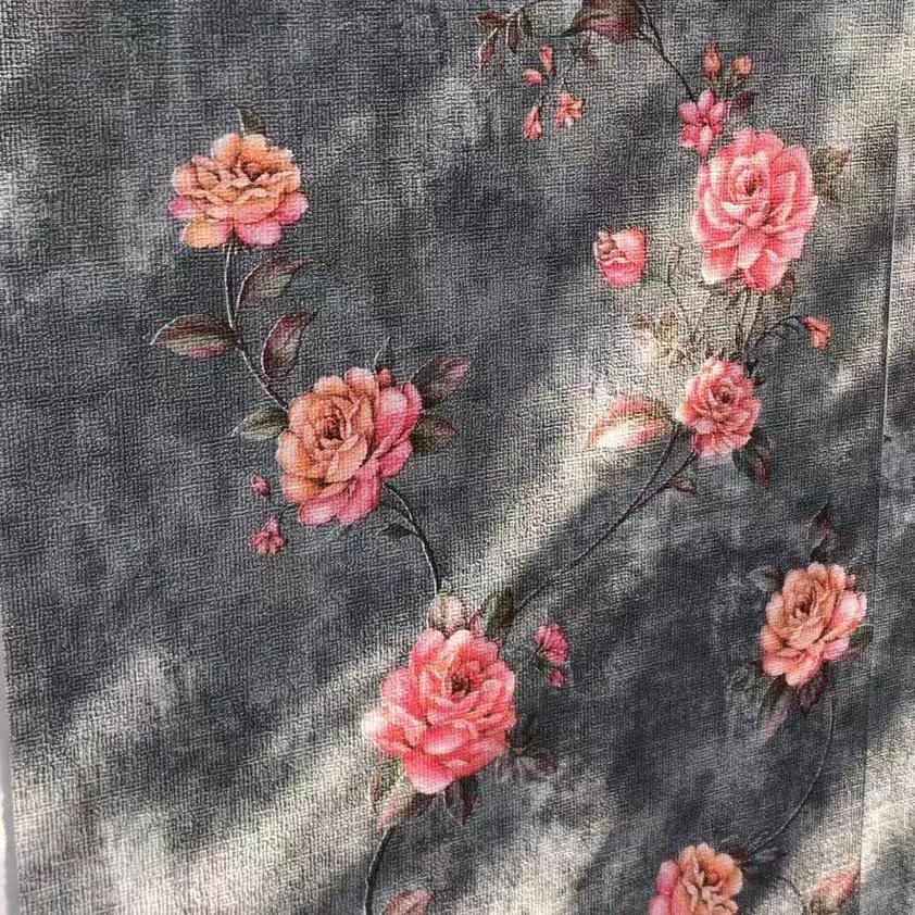 3D Linen Self-Adhesive Wallpaper: Waterproof, Moisture-Proof, Anti-Mold Wall Stickers for Bedroom Renovation