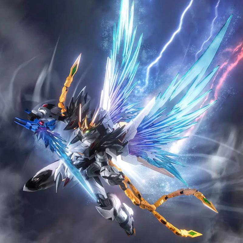 20cm Motor Nuclear CaoRen Assembly Model Kit Action Figures Mecha With Phoenix Transformation Alloy Skeleton Ornaments Toys Gift