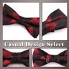 [One Limitation] Bow Tie, Check Pattern, FormalCasual, Wedding, Party, Stylish, Men's NK032 (Gray)