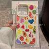 Colored Fruit Pattern iPhone17 Apple 16promax Small Fresh 15/14 Soft Case 13 Mobile Phone Case 11/12