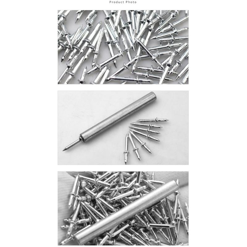 100 Skirting Thread Nails Traceless Nails Sheep Horn Nails Simple Installations