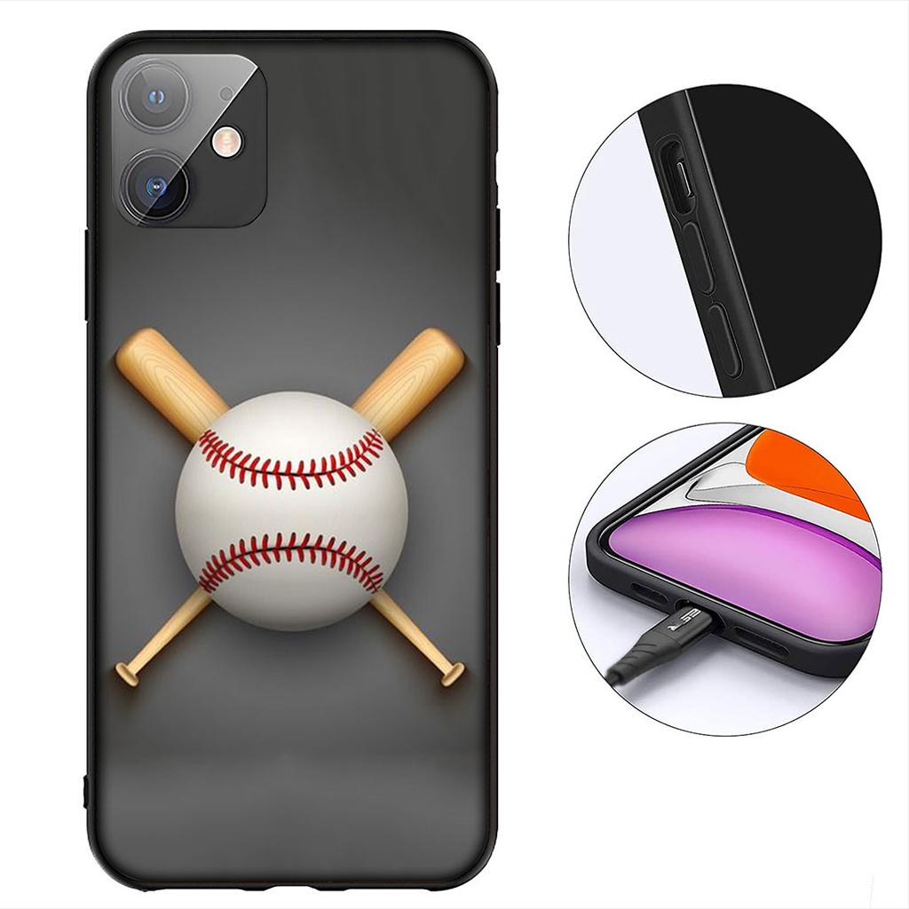 Baseball Game Fan Phone Case for Apple iPhone 12 13 Mini XS 11 Pro Max 7 8 Plus + XR 8+ X SE 2020 SE3 Protective Cover