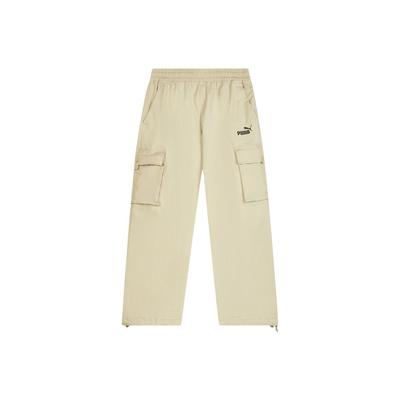 Woven Cargo Vintage Distressed Lace-Up Versatile Fashion Work Pants Men Pants 692898-91