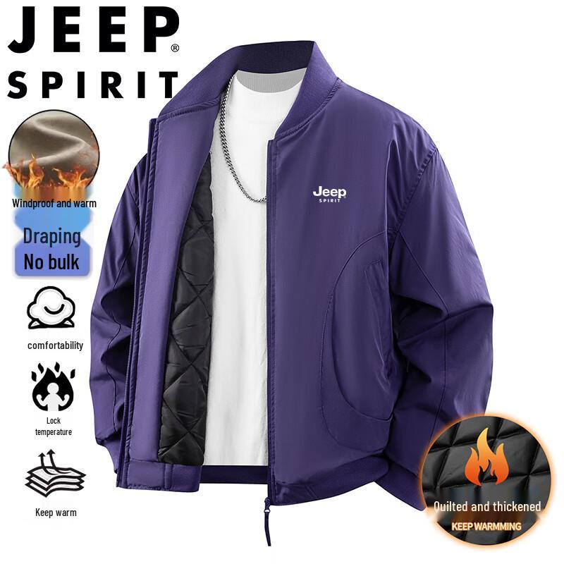 JEEP SPIRIT Men's Casual Padded Outdoor Jacket