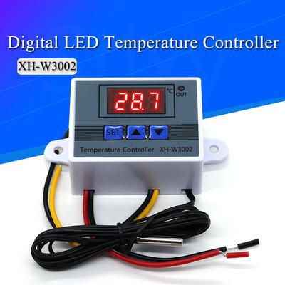 1-10 Stück XH-W3002 220V /12V Digital LED Temperaturregler 10A Thermostat Steuerschalter Sonde mit wasserdichtem Sensor W3002