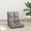 Adjustable Footstool Beige Fabric