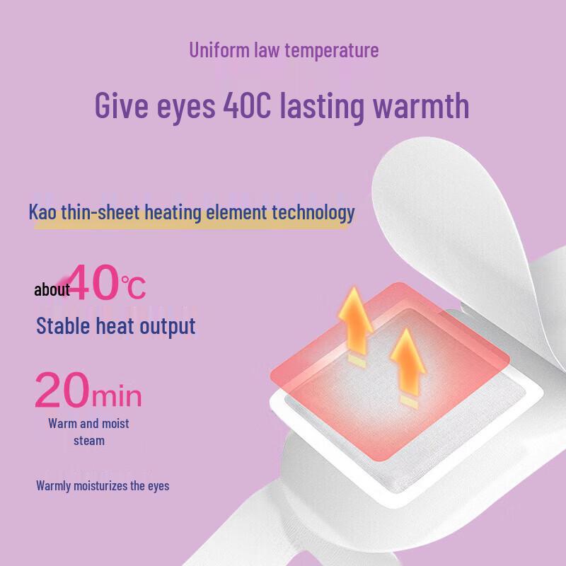 MegRhythm Self-Heating Steam Eye Mask - Rose Scent