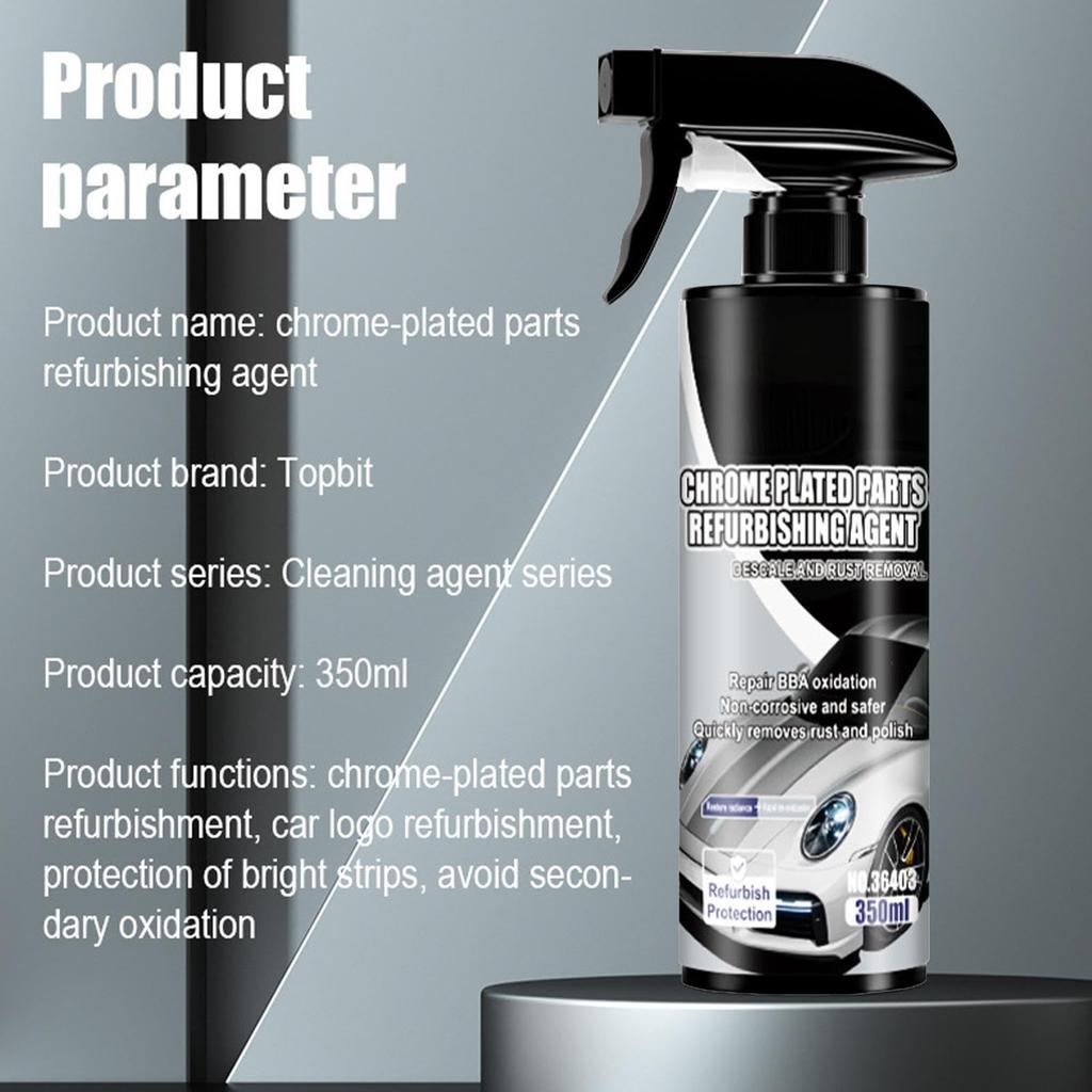 CHROME POLISH, CHROME REPAIR | 350ml Car Chrome Refurbisher | Repairs Car Chrome, Cardio Detailing Supplies, Car Oxidizers and Protectants