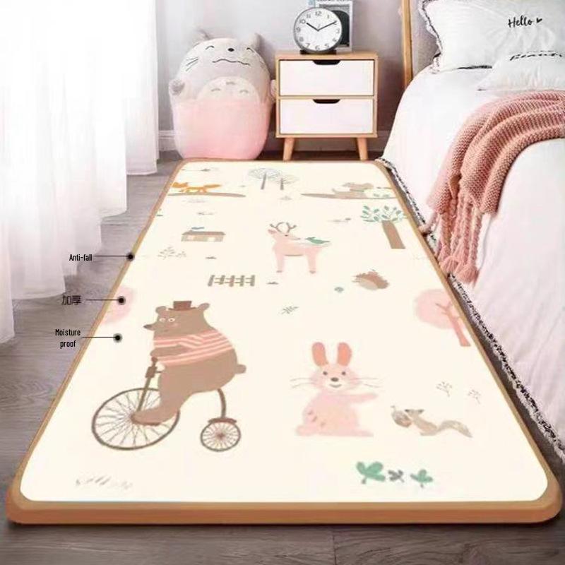 Tapis d'éveil épaissi anti-chute pour bébé - Tapis de sol en mousse d'une seule pièce pour salon ou chambre à coucher