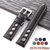 Cowhide Watch Strap Vintage Genuine Leather 20mm 22mm 24mm 26mm Watchband Women Men Watch Band for Seiko Belt with Pin Buckle