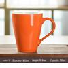 Korean Style Candy Color Ceramic Cup - Engraved Coffee, Juice, Milk Mug, Perfect Home Gift