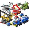 Military Transforming Fire Truck Building Block Set For Kids Educational Play
