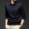 Men's Comfortable Long Sleeve Polo T-Shirt