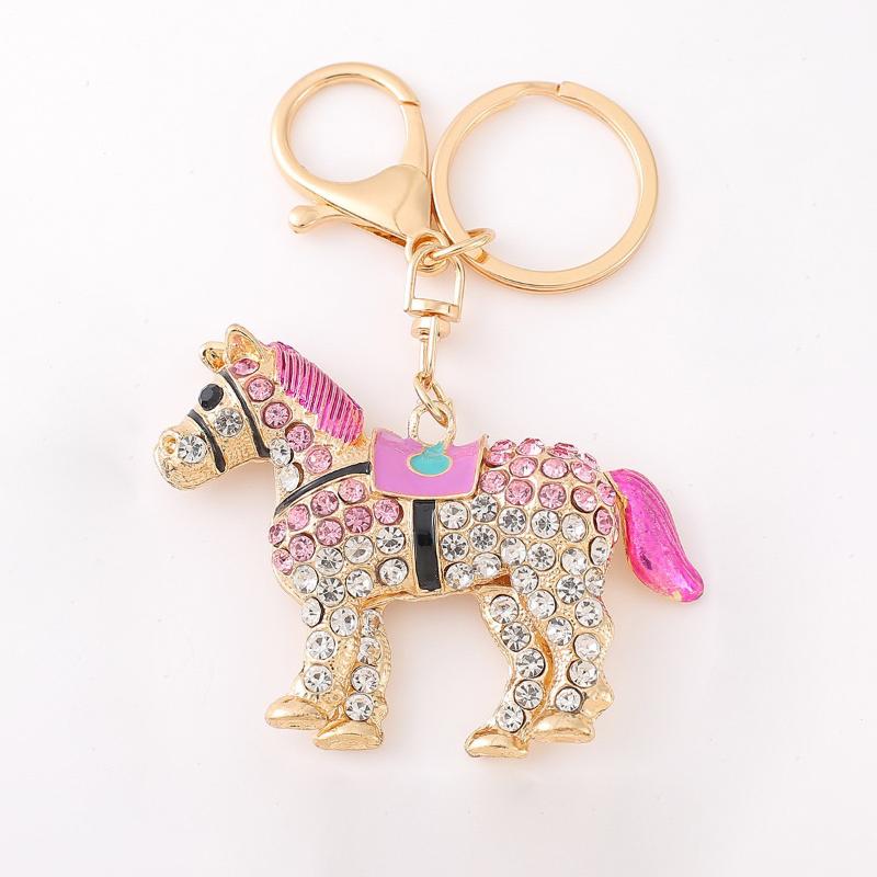 1 sztuka Zwierzę Koń Brelok Uchwyt Wisiorek Śliczny Zodiakalny Koń Breloczek Dekoracja DIY Kreatywny Mały Prezent
