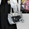 Y2K Hvězda Itabag Nylon PVC Průhledná Taška přes rameno Kreativní JK Uniforma Kabelka Pánská