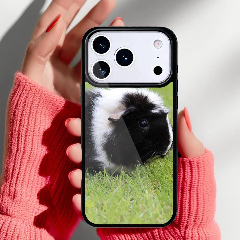 Animal Guinea Pig soft Phone Case for iPhone 17 16 15 14 13 Pro Max Back Cover for 12 11 Pro Coque