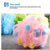 Soft Bath Scrub Bath Ball Body Clean Bath Puff Bathroom Supplies Flower Shape Scrubbing Bubble Shower Mesh Sponge Back Brush
