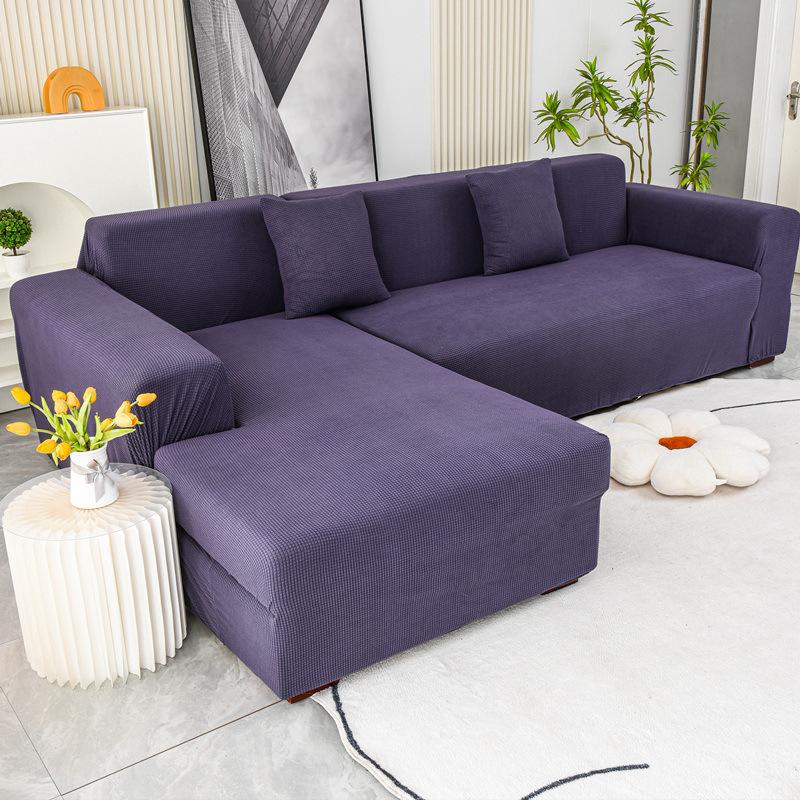 All inclusive Universal Elastic Thickened  Universal Anti Slip Leather Sofa Cover Fabric for Empress  Anti Cat Scratch 90-140cm