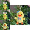 Charming Duck Plush Toy Accessory With Golden Chain For Stylish Backpacks
