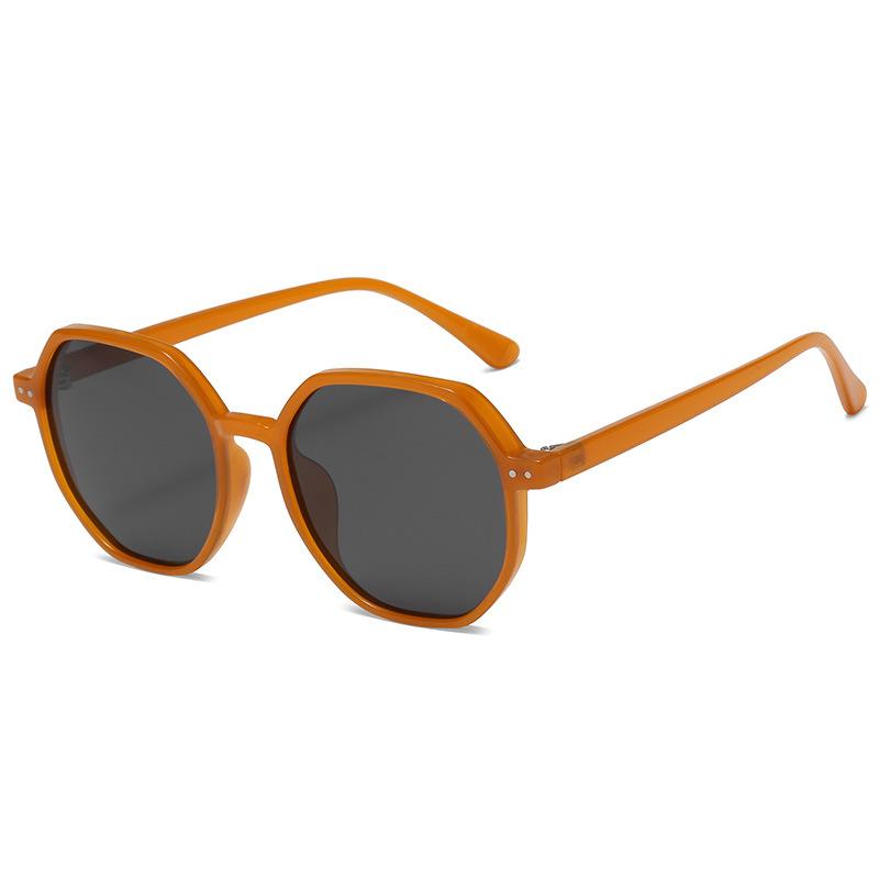 Multilateral Plain Polarized Sunglasses For Men And Women Couples Street Sunglasses Sunshade Glasses