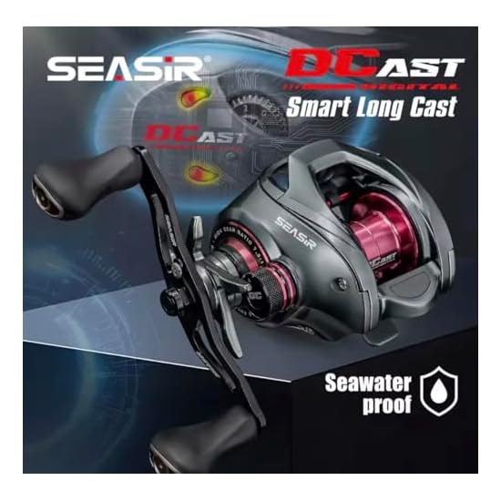 SEASIR DCAST Chinese DC Baitcasting Reel Versatile Long Casting DC Brake Electronically Controlled W