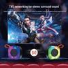 X16 Compact Bluetooth Speaker with Seven-Color Light and Card Slot for Outdoors