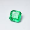 Natural Green Emerald Loose Gemstone 7.25 ct Muzo Square Cut for Jewelry Making and Gem Collections