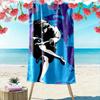 Dynamic Artistic Figure Towel A Must-have Beach Towel for Beach Travel