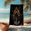 Ultra-weiches Strandtuch mit Assassin's Creed-Thema, Ideal für Pool - Camping, Tauchen - Perfekter Reisebegleiter, Lebendiges Strandtuch.