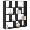 Bookshelf Black Oak Look 132 x 29 x 141.5 cm