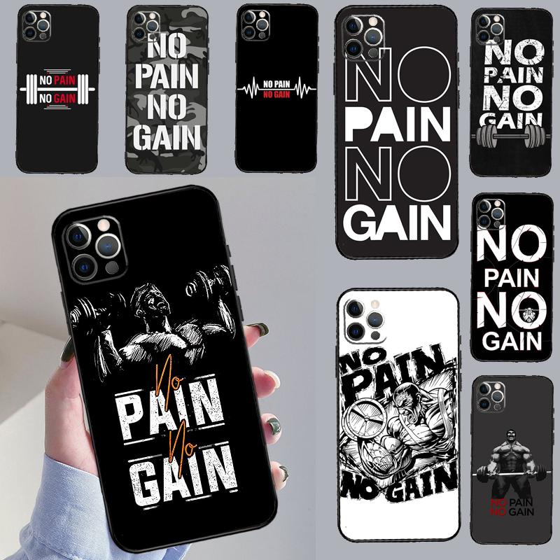 No Pain No Gain Training Case For Oppo A78 A38 A80 A60 A40 A18 A98 A58 A96 A76 A16 A94 A74 A54 A15 A17 A57 A77 A5 Pro
