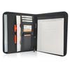 Bisofice Zippered Business Padfolio A1 PU Leather Portfolio Organizer for Interview Resume Document PlannerTablet Sleeve Holder
