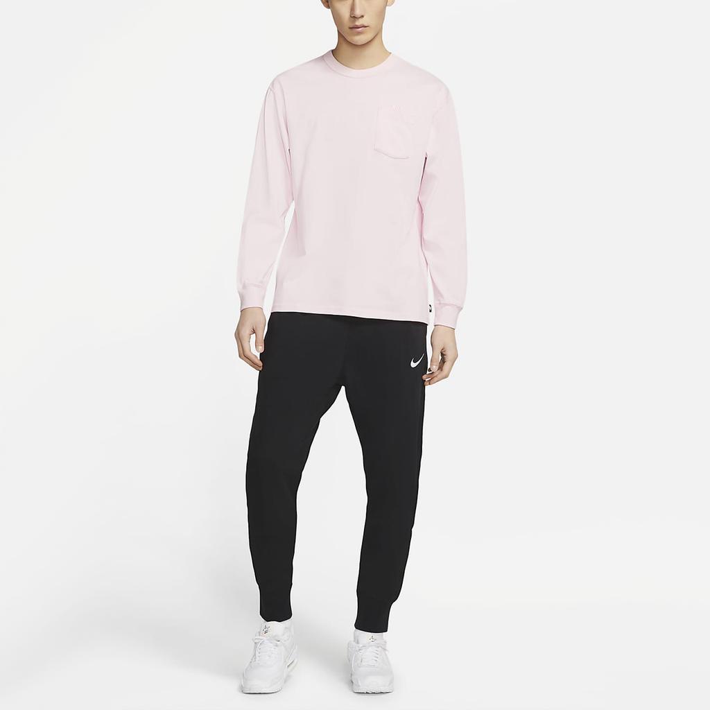 Nike Sportswear Max 90 Long Sleeve Running T-Shirt With Pocket Men Tops Foam-Pink DD3875-663