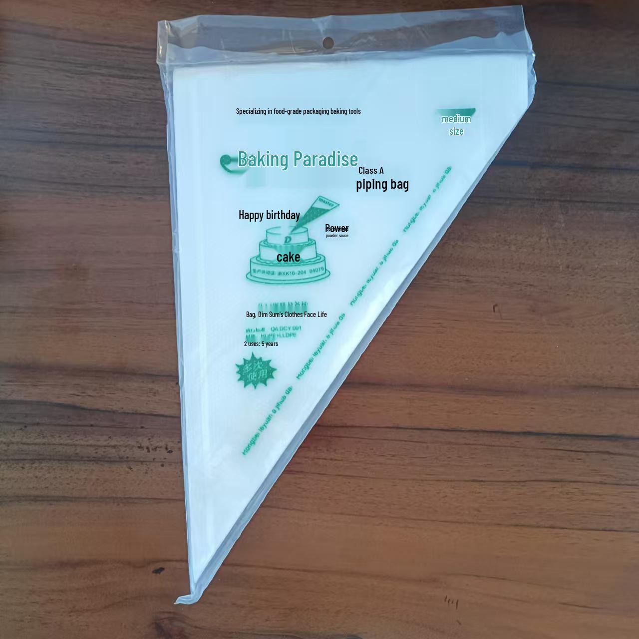 Thickened Disposable Piping Bags for Creams, Cookies, Cakes, and Baby Food