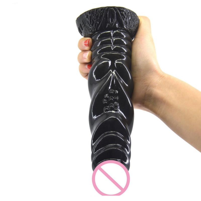 Realistic Silicone Dildo Thick Anal Plug Long Penis for Women with Thick Glans Real Dong and Powerful