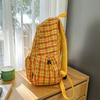 Plaid Print Schoolbag Women's Lightweight Backpack