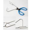Metal Pottery Clamp Tool Sculpture Porcelain Caliper with Rubber Handle