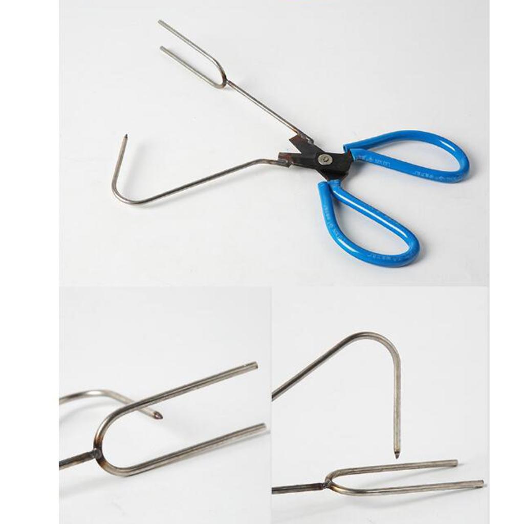 Metal Pottery Clamp Tool Sculpture Porcelain Caliper with Rubber Handle
