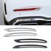 For Mercedes Benz C-Class W206 2024 2025 Carbon Fiber Exterior Rear Chrome Frame Cover Trim Refit Parts