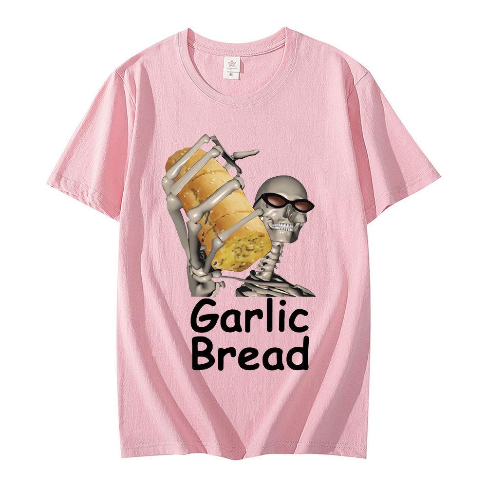 Vitlöksbröd Herr T-shirt Grafisk Vintage Bomulls T-shirt Herr- Och Dam Kortärmad Trend