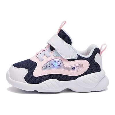 Comfortable Versatile Non-Slip Durable Low-Top Walking Shoes Baby Shoes Black White Pink 322310014-3