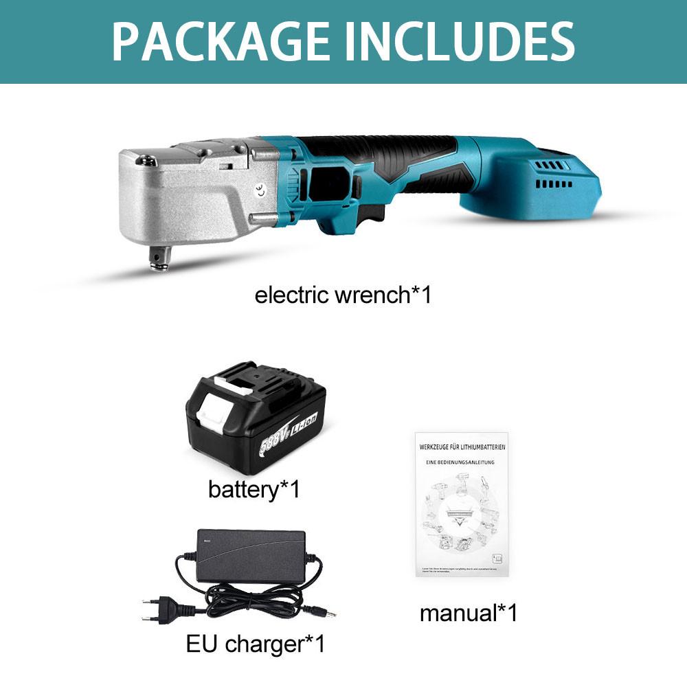 2400W 1000NM Electric Ratchet Wrench 1/2'' Ratchet Wrench Set  Screwdriver Car Repair Power Tool