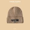 Autumn and Winter Boys and Girls Children's Hats Baby Hats Cute Cartoon Bears Plush Hats Thermal Hats Ear Protectors Knitted Hats