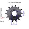 520 Kette Motorrad 14 Zähne Vorne 43Z Hinten Ritzelkit für KAWASAKI EX Z 250 300 400 500 Eliminator Ninja250 Ninja300 Ninja