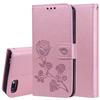 Rozā Ādas Maks Caurvēršams Vāciņš Huawei P60 Pura 70 P8 P9 Lite 2017 P10 P20 P30 P40 Pro Y6 Y5 Y7 Y9 Prime 2019 2018 Vāciņš Funda