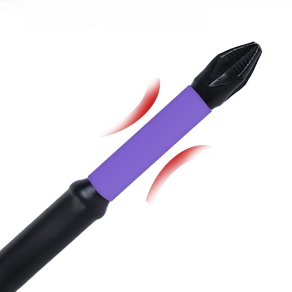6/12 Stück Magnetische Schraubendreherbits Rutschfest Stoßfest Phillips Schlagbits Sechskantschaft Legierter Stahlbits Geeignet für Elektrowerkzeuge