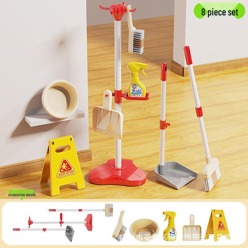 Kids Play Mop & Vacuum Cleaning Toy Set