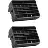 2 Stück A/C Luftheizer Armaturenbrett Blende Lüftungsschlitze(Schwarz) Kompatibel für Toyota 4Runner Tacoma 1996-2002 Klimaanlagen-Lüftungsgitter Ersetzt 55063-35030 Kunststoff