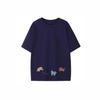 Summer Short-sleeved T-shirt Women's New Pure Cotton Design Sense Niche American Retro Loose Cartoon Half-sleeved Top